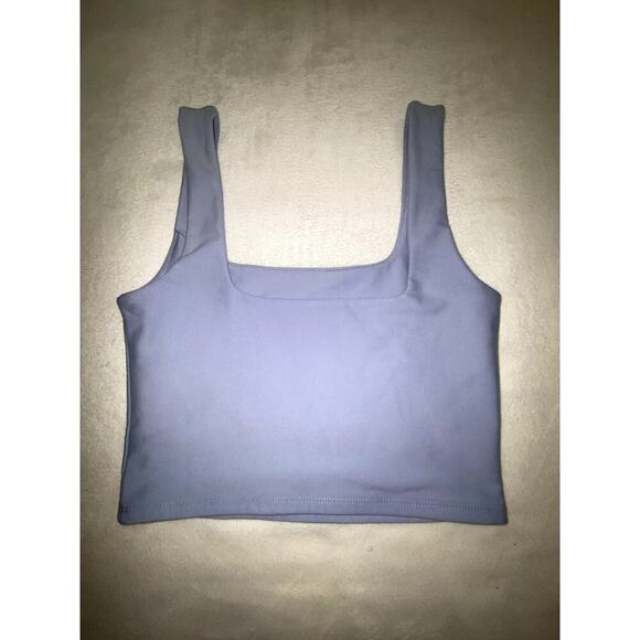 Womens Abercrombie & Fitch Periwinkle Cropped Tank Size XS - Picture 3 of 3